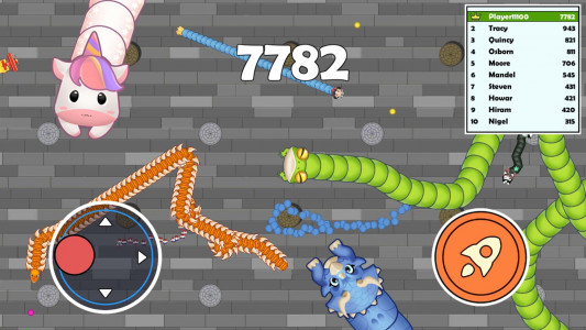 اسکرین شات بازی Sneak Snake-Slither Worm Game 7