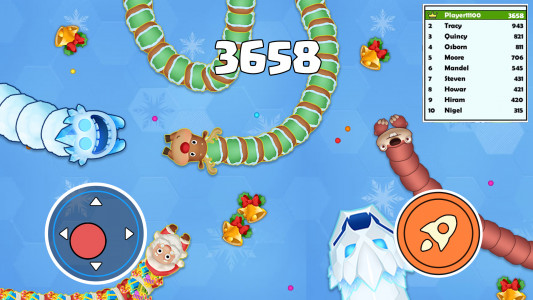 اسکرین شات 2 بازی Sneak Snake-Slither Worm Game