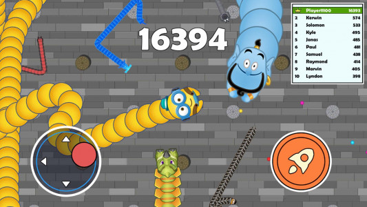 اسکرین شات 6 بازی Sneak Snake-Slither Worm Game