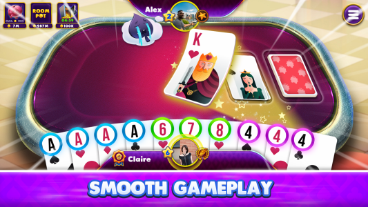 اسکرین شات 3 بازی Gin Rummy - Online Card Games