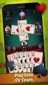 اسکرین شات بازی Spades - Offline Card Games 2