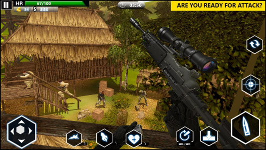 اسکرین شات بازی War Army Sniper 3D Battle Game 2