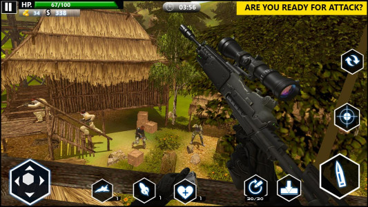 اسکرین شات 2 بازی War Sniper: Gun Fire Shot Game