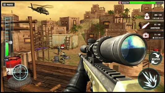 اسکرین شات 3 بازی Desert War Sniper Shooter 3D