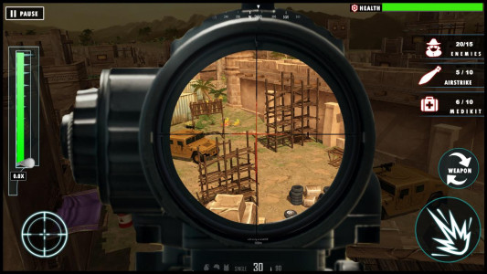 اسکرین شات 5 بازی Desert War Sniper Shooter 3D