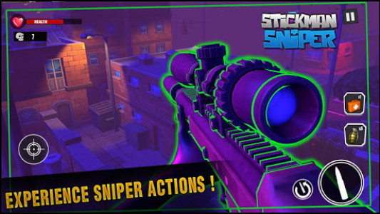 اسکرین شات بازی Stickman Sniper: Stick Battleground games 5