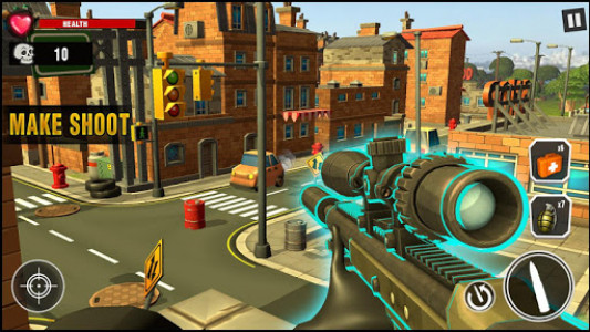 اسکرین شات بازی Stickman Sniper: Stick Battleground games 2