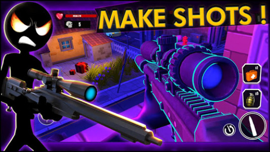 اسکرین شات بازی Stickman Sniper: Stick Battleground games 8