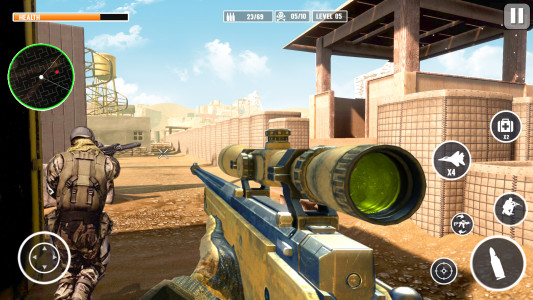اسکرین شات بازی Army sniper shooter: Gun Games 1