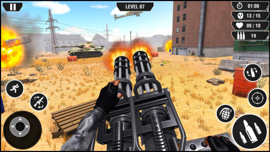 اسکرین شات بازی Machine Guns 2: Fire Gun Games 1