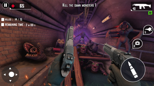 اسکرین شات بازی Monster Shooter - FPS Gun Game 1