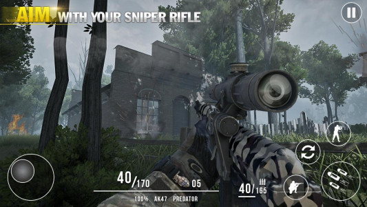اسکرین شات بازی Fort Battle Night Sniper Mode 8