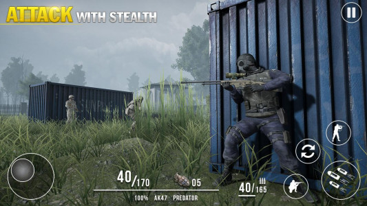 اسکرین شات بازی Fort Battle Night Sniper Mode 2