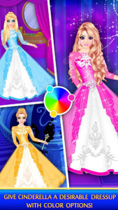 اسکرین شات بازی Cinderella Beauty Makeover : Princess Salon 2