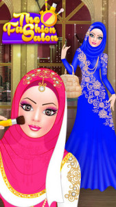 اسکرین شات بازی Hijab Doll Fashion Salon Dress Up Game 7