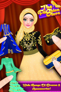 اسکرین شات بازی Hijab Doll Fashion Salon Dress Up Game 4