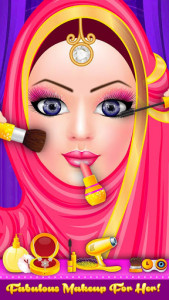 اسکرین شات بازی Hijab Doll Fashion Salon Dress Up Game 8