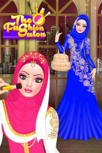 اسکرین شات بازی Hijab Doll Fashion Salon Dress Up Game 2
