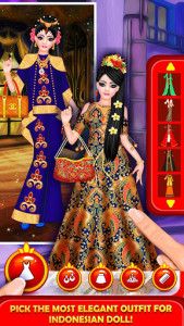 اسکرین شات بازی Indonesian Doll Fashion Salon Dress up & Makeover 8