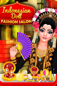 اسکرین شات بازی Indonesian Doll Fashion Salon Dress up & Makeover 1
