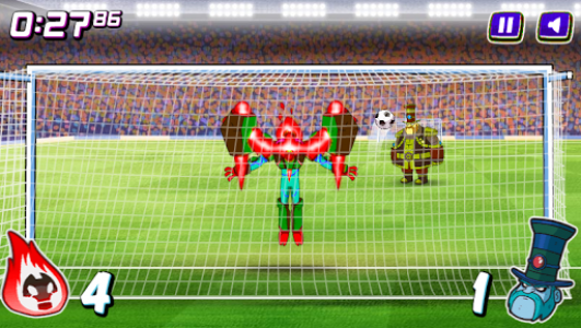 اسکرین شات بازی Alien Transform penalty power football game 8