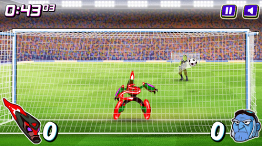 اسکرین شات بازی Alien Transform penalty power football game 7