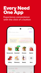 اسکرین شات 2 برنامه Snoonu Food & Grocery Delivery