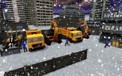 اسکرین شات برنامه Snow Excavator Crane Simulator 7