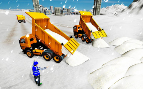 اسکرین شات برنامه Snow Excavator Crane Simulator 8