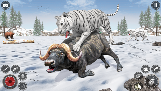 اسکرین شات بازی Snow Tiger Family Simulator 3D 3