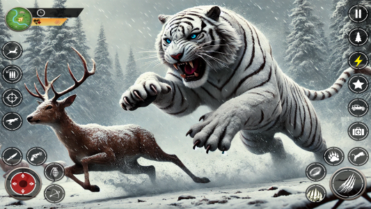 اسکرین شات بازی Snow Tiger Family Simulator 3D 6