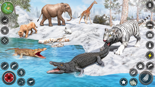 اسکرین شات بازی Snow Tiger Family Simulator 3D 5