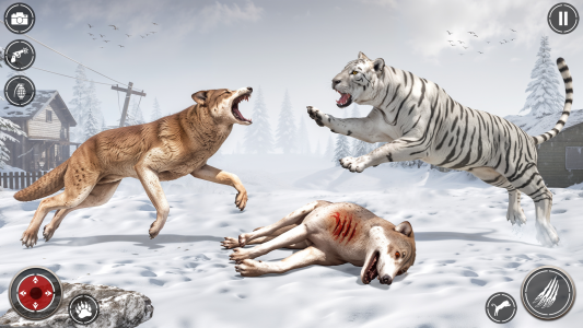 اسکرین شات بازی Snow Tiger Family Simulator 3D 4