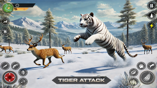 اسکرین شات بازی Snow Tiger Family Simulator 3D 8