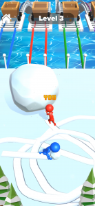 اسکرین شات بازی Snow Race 3D: Ice Bridge Run 4