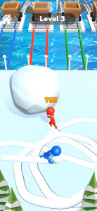 اسکرین شات 4 بازی Snow Race 3D: Ice Bridge Run