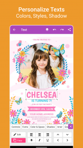 اسکرین شات 3 برنامه Birthday Greeting Cards Maker