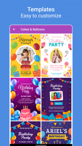 اسکرین شات برنامه Birthday Greeting Cards Maker 2