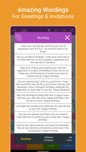 اسکرین شات 6 برنامه Birthday Greeting Cards Maker