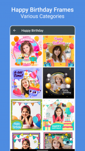 اسکرین شات 2 برنامه Birthday Photo Frames