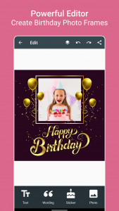اسکرین شات 5 برنامه Birthday Photo Frames