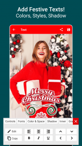 اسکرین شات 4 برنامه Christmas Photo Editor