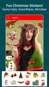اسکرین شات 2 برنامه Christmas Photo Editor