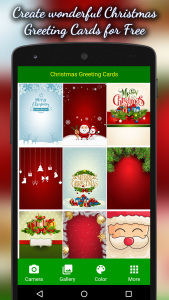 اسکرین شات 1 برنامه Christmas Greeting Cards