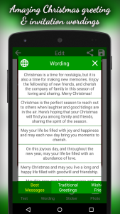 اسکرین شات 3 برنامه Christmas Greeting Cards