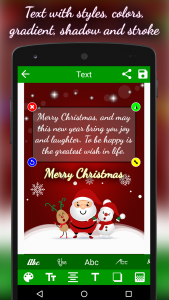 اسکرین شات 2 برنامه Christmas Greeting Cards