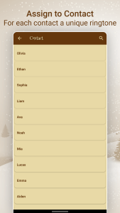 اسکرین شات 8 برنامه Christmas Ringtones