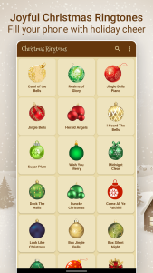 اسکرین شات 2 برنامه Christmas Ringtones