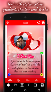 اسکرین شات برنامه Love Cards - Photo Frames 2