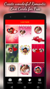 اسکرین شات 1 برنامه Love Cards - Photo Frames